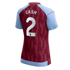 Aston Villa Matty Cash #2 Hjemmebanetrøje Dame 2023-24 Kort ærmer